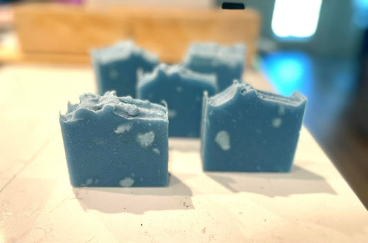 Frosted Blue Balls Luxury Soap